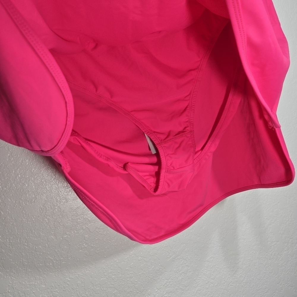 Soothfeel XXXL Tummy Control Pink Swim Skort Skirt - Picture 5 of 7
